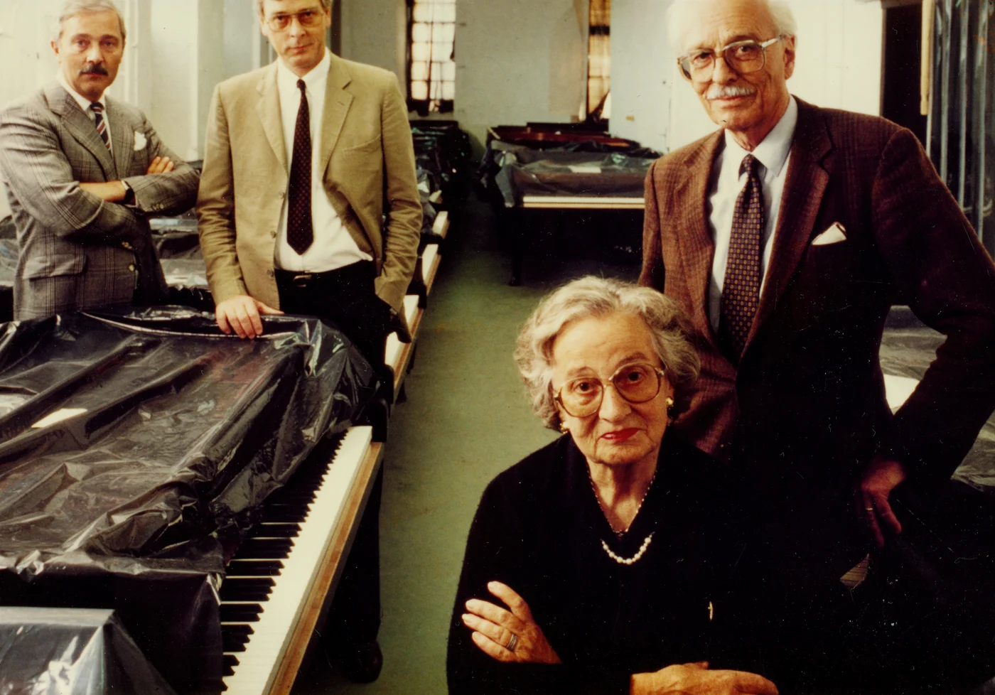 Margrit und Adolf Ibach mit ihren Söhnen Rudolf Christian und Rolf